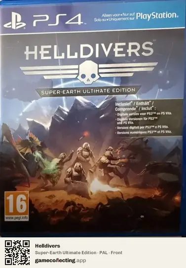 Helldivers PlayStation 4, PAL box front