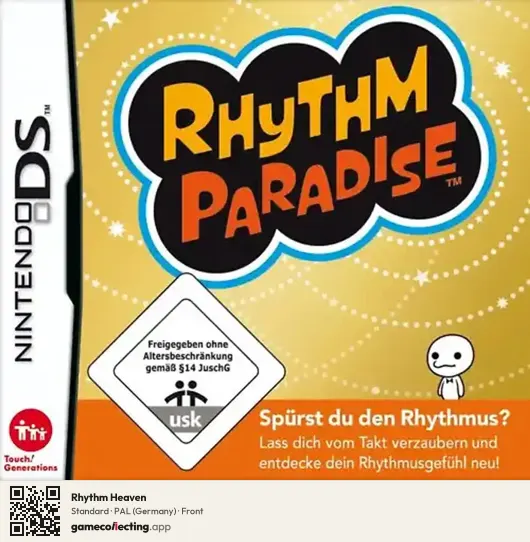 Rhythm Heaven Nintendo DS, Germany box front