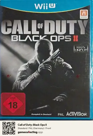 Call of Duty: Black Ops II Nintendo Wii U, Germany box front