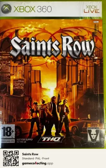Saints Row Xbox 360, PAL box front