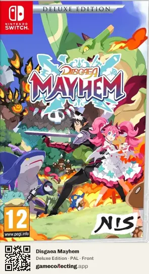 Disgaea Mayhem Nintendo Switch, PAL box front