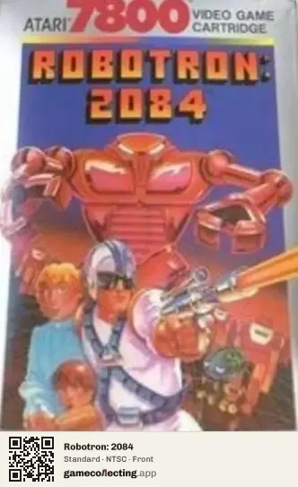 Robotron: 2084 Atari 7800, NTSC box front