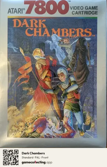 Dark Chambers Atari 7800, PAL box front