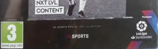 FIFA 21, the PEGI square on its front