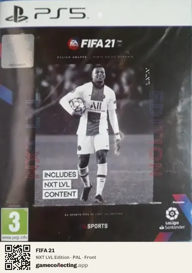 FIFA 21 PlayStation 5, PAL box front
