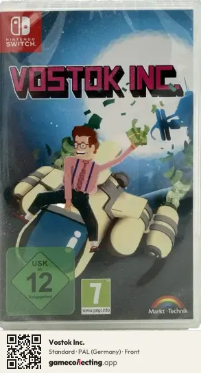 Vostok Inc. Nintendo Switch, Germany box front