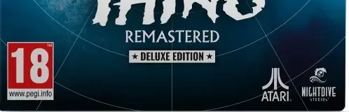 The Thing: Remastered, the PEGI square on its front