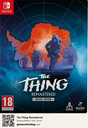 The Thing: Remastered Nintendo Switch, PAL box front