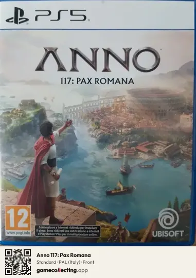 Anno 117: Pax Romana PlayStation 5, Italy box front