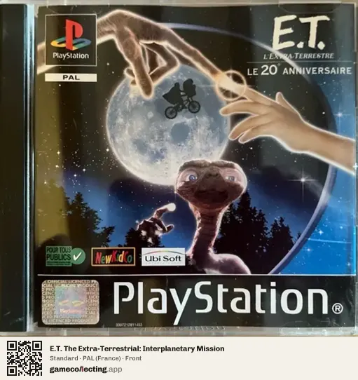 E.T. The Extra-Terrestrial: Interplanetary Mission PlayStation, France box front