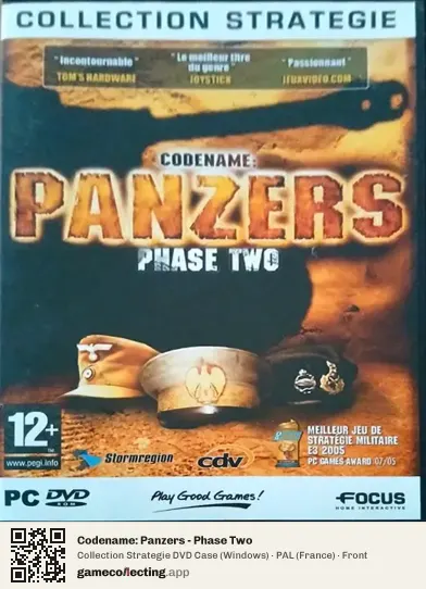 Codename: Panzers - Phase Two Computer, France box front