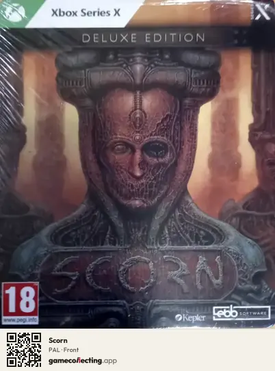 Scorn Xbox Series X, PAL box front