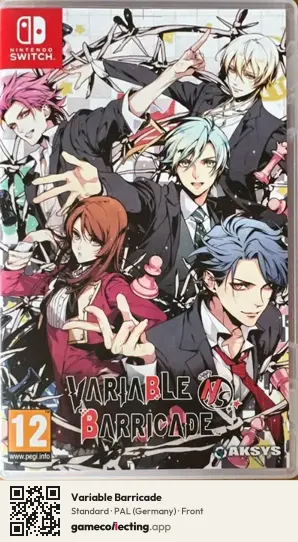Variable Barricade Nintendo Switch, Germany box front