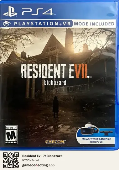 Resident Evil 7: Biohazard PlayStation 4, NTSC box front