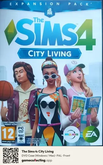 The Sims 4: City Living Computer, PAL box front