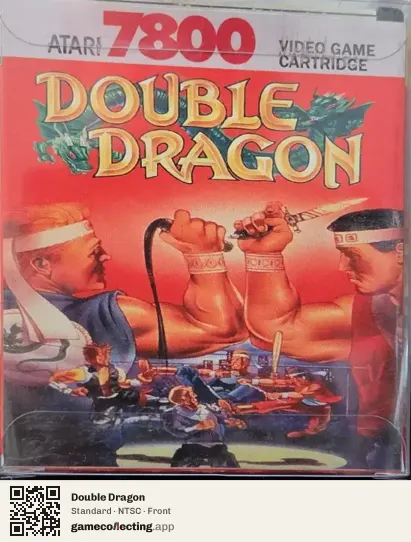 Double Dragon Atari 7800, NTSC box front