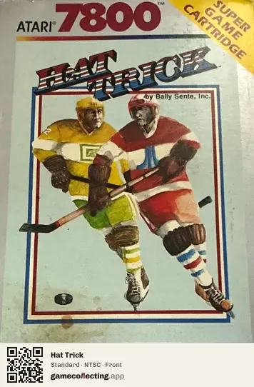 Hat Trick Atari 7800, NTSC box front