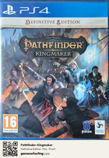 Pathfinder: Kingmaker PlayStation 4, PAL box front