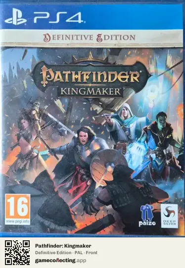 Pathfinder: Kingmaker PlayStation 4, PAL box front