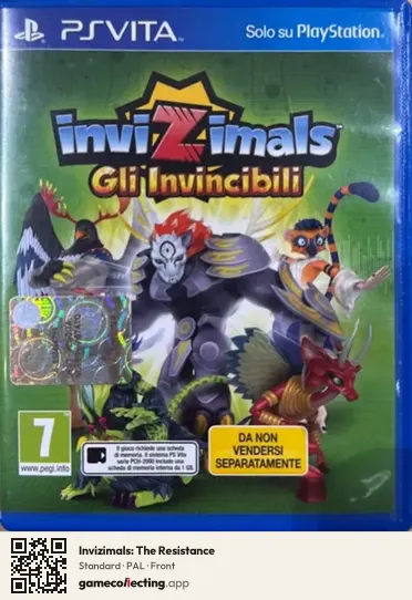 Invizimals: The Resistance PlayStation Vita, PAL box front