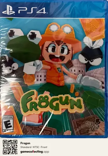 Frogun PlayStation 4, NTSC box front
