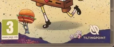SpongeBob SquarePants: Krusty Cook-Off, the PEGI square on its front