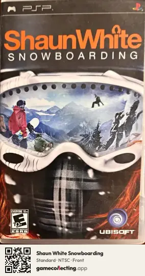 Shaun White Snowboarding PlayStation Portable, NTSC box front
