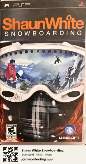 Shaun White Snowboarding PlayStation Portable, NTSC box front