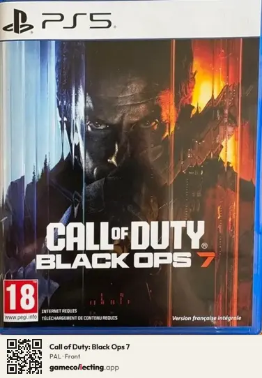 Call of Duty: Black Ops 7 PlayStation 5, PAL box front