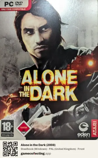 Alone in the Dark (2008) Computer, United Kingdom box front