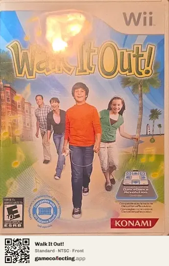 Walk It Out! Nintendo Wii, NTSC box front