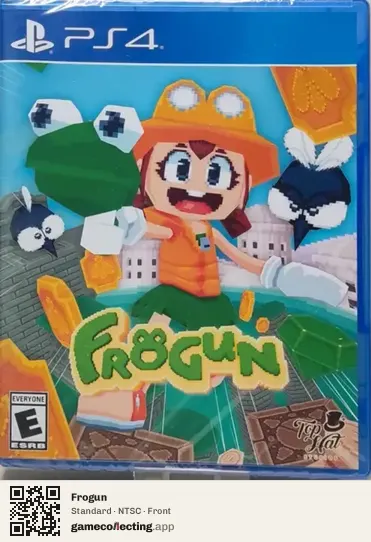 Frogun PlayStation 4, NTSC box front