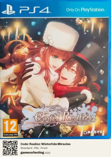 Code: Realize: Wintertide Miracles PlayStation 4, PAL box front