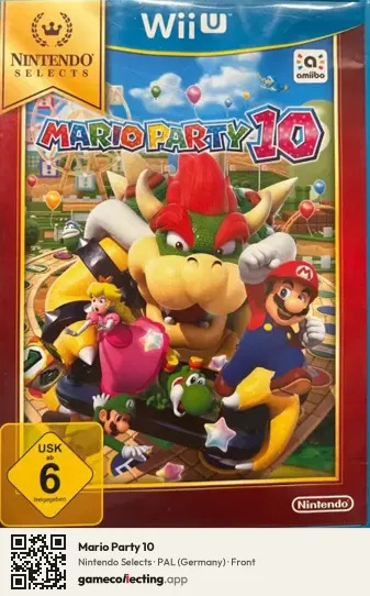Mario Party 10 Nintendo Wii U, Germany box front