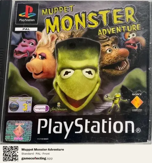 Muppet Monster Adventure PlayStation, PAL box front