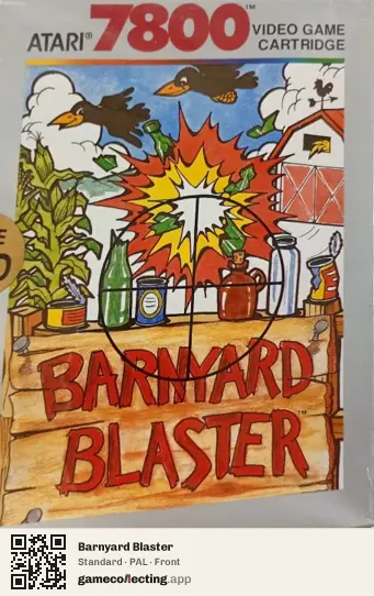 Barnyard Blaster Atari 7800, PAL box front