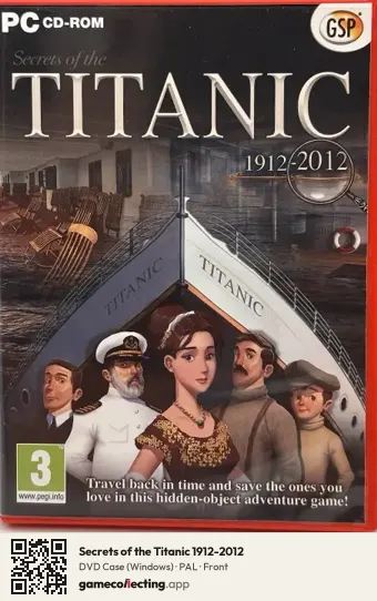 Secrets of the Titanic 1912-2012 Computer, PAL box front