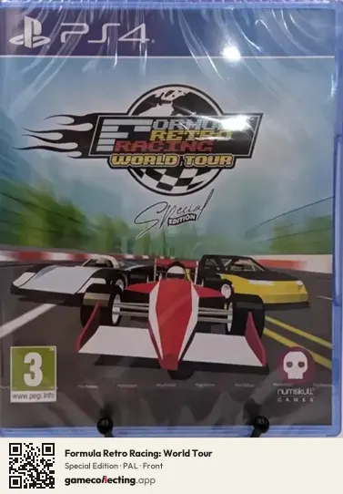 Formula Retro Racing: World Tour PlayStation 4, PAL box front