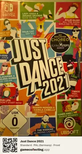 Just Dance 2021 Nintendo Switch, Germany box front