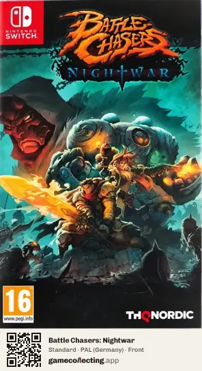 Battle Chasers: Nightwar Nintendo Switch, Germany box front
