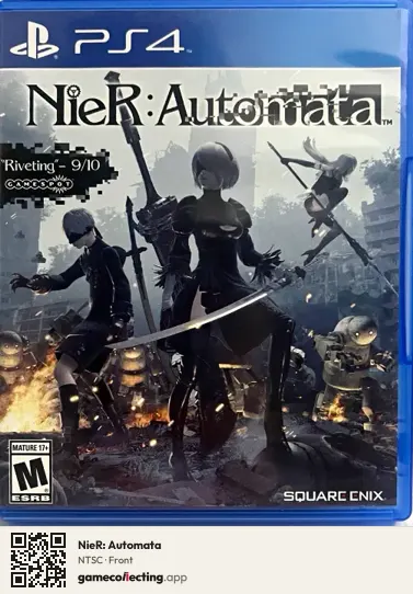 NieR: Automata PlayStation 4, NTSC box front