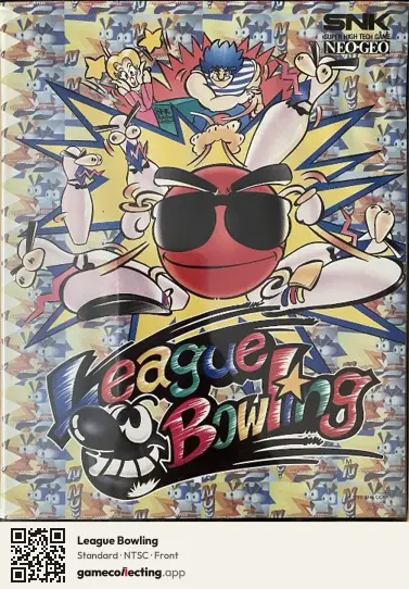 League Bowling Neo Geo AES, NTSC box front