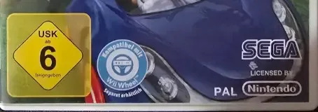 Sonic & Sega All-Stars Racing, the USK square on its front