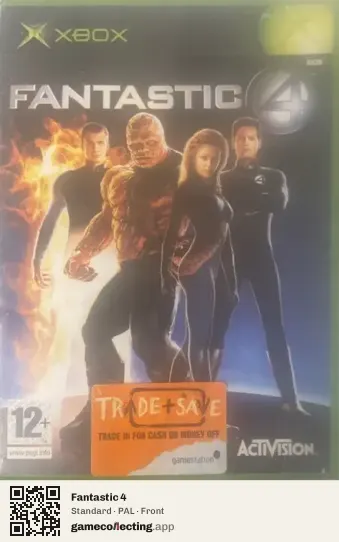 Fantastic 4 Xbox, PAL box front
