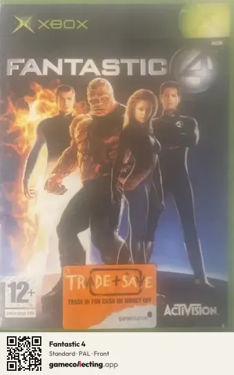 Fantastic 4 Xbox, PAL box front