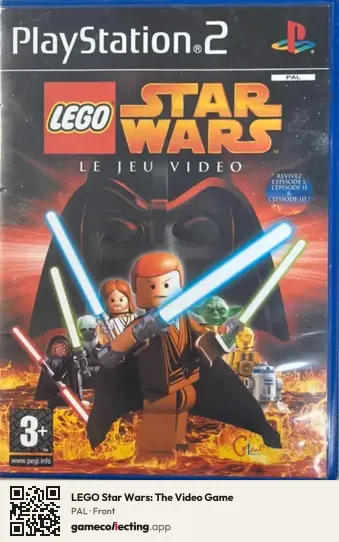 LEGO Star Wars: The Video Game PlayStation 2, PAL box front