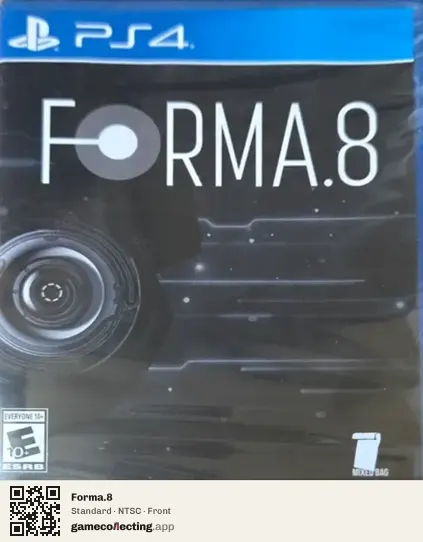 Forma.8 PlayStation 4, NTSC box front