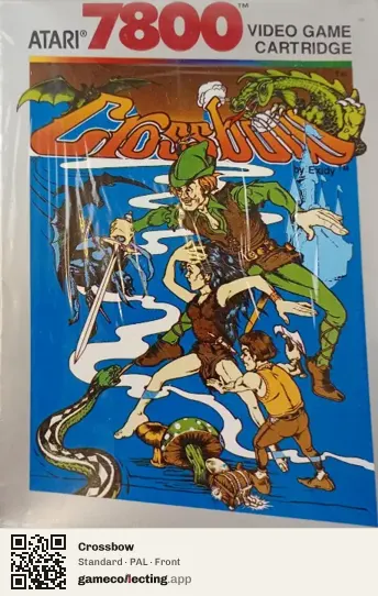 Crossbow Atari 7800, PAL box front