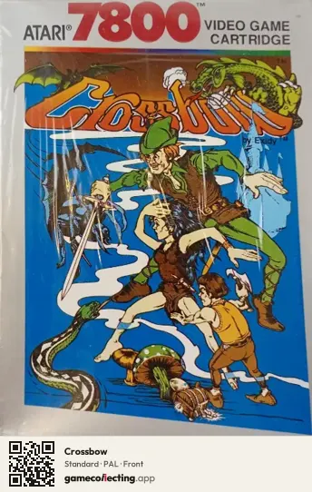 Crossbow Atari 7800, PAL box front