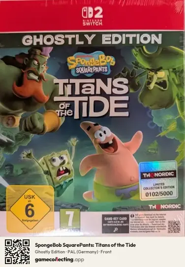 SpongeBob SquarePants: Titans of the Tide Nintendo Switch 2, Germany box front